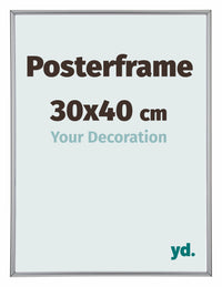 Posterframe 30x40cm Zilver Kunststof Paris Maat | Yourdecoration.nl