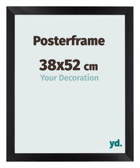 Posterframe 38x52 Zwart Mat MDF Parma Maat | Yourdecoration.nl