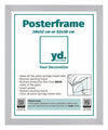 Posterlijst MDF 38x52cm Mat Zilver Voorzijde Maat | Yourdecoration.nl