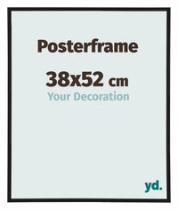 Posterframe 38x52cm Zwart Mat Kunststof Paris Maat | Yourdecoration.nl