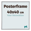 Posterframe 40x40cm Zilver Kunststof Paris Maat | Yourdecoration.nl