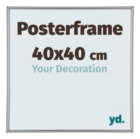 Posterframe 40x40cm Zilver Kunststof Paris Maat | Yourdecoration.nl