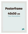 Posterframe 40x50cm Wit Mat MDF Parma Maat | Yourdecoration.nl