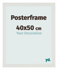 Posterframe 40x50cm Wit Mat MDF Parma Maat | Yourdecoration.nl