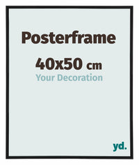 Posterframe 40x50cm Zwart Mat Kunststof Paris Maat | Yourdecoration.nl