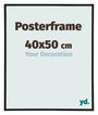 Posterframe 40x50cm Zwart Mat Kunststof Paris Maat | Yourdecoration.nl