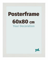 Posterframe 60x80cm Wit Mat MDF Parma Maat | Yourdecoration.nl