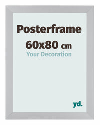 Posterframe 60x80cm Zilver MDF Parma Maat | Yourdecoration.nl