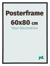 Posterframe 60x80cm Zwart Mat Kunststof Paris Maat | Yourdecoration.nl