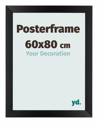 Posterframe 60x80cm Zwart Mat MDF Parma Maat | Yourdecoration.nl
