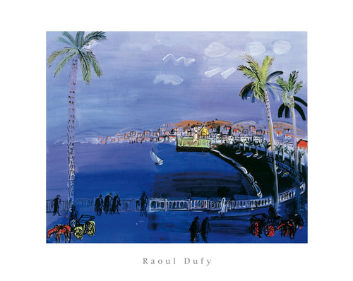 Raoul Dufy  Baie de Anges, Nice Kunstdruk 50x40cm | Yourdecoration.nl