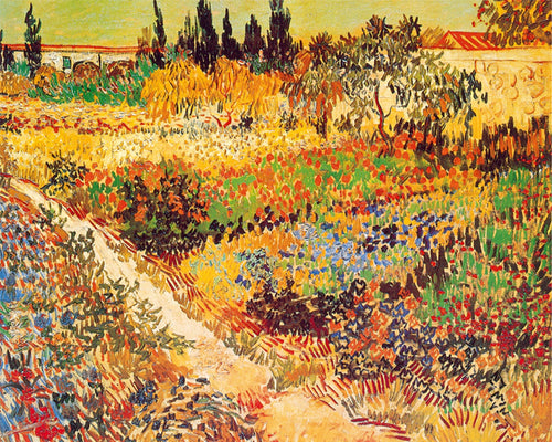 Vincent Van Gogh  Giardino in fioritura Kunstdruk 30x24cm | Yourdecoration.nl