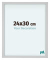 Virginia Aluminium Fotolijst 24x30cm Wit Voorzijde Maat | Yourdecoration.nl