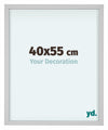 Virginia Aluminium Fotolijst 40x55cm Wit Voorzijde Maat | Yourdecoration.nl