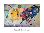 Wassily Kandinsky  Jaune, Rouge, Bleu Kunstdruk 80x60cm | Yourdecoration.nl