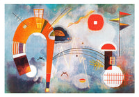 Wassily Kandinsky  Rond et pointu Kunstdruk 100x70cm | Yourdecoration.nl
