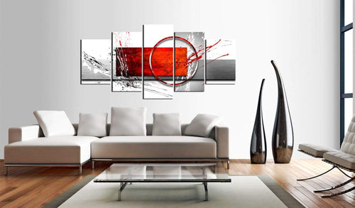 Artgeist Winter Expression Canvas Painting 5 Piece Ambiance | Yourdecoration.com
