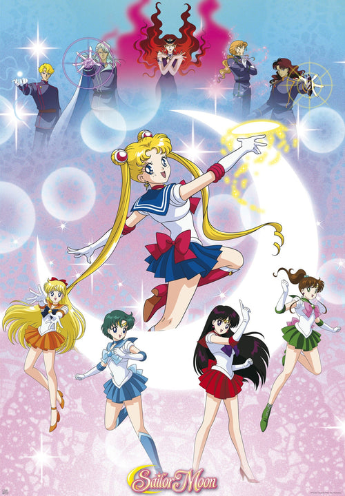 Sailor Moon Moonlight Power Poster 61X91 5cm | Yourdecoration.nl