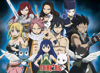 Fairy Tail Group 2 Poster 52X38cm | Yourdecoration.nl