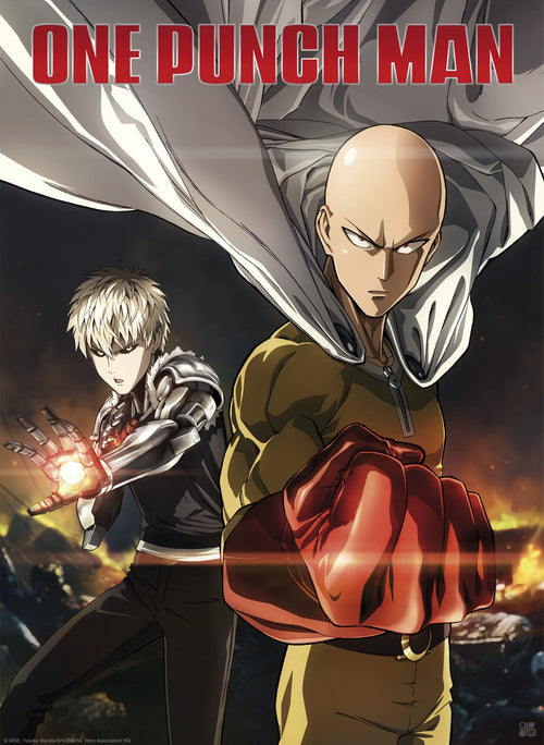 One Punch Man Saitama And Genos Poster 38X52cm | Yourdecoration.nl