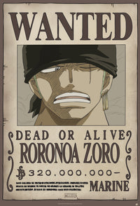 One Piece Wanted Zoro New Poster 61X91 5cm | Yourdecoration.nl