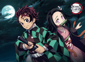 Demon Slayer Tanjiro And Nezuko Poster 52X38cm | Yourdecoration.nl