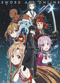 Sword Art Online Party Members Poster 38X52cm | Yourdecoration.nl