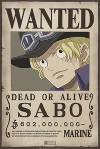 One Piece Wanted Sabo Poster 35X52cm | Yourdecoration.nl