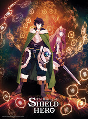 The Shield Hero Naofumi And Raphtalia Poster 38X52cm | Yourdecoration.nl