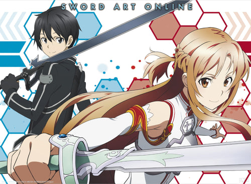 Sword Art Online Asuna And Kirito 2 Poster 52X38cm | Yourdecoration.nl