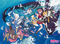 Abystyle Abydco715 Hatsune Miku And Amis Ocean Poster 52x38cm | Yourdecoration.nl