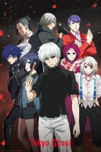 Tokyo Ghoul Group Poster 61X91 5cm | Yourdecoration.nl