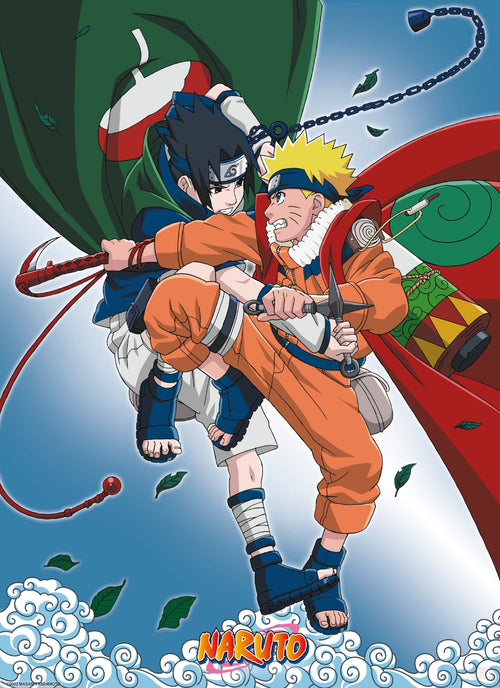 Naruto Naruto Vs Sasuke Poster 38X52cm | Yourdecoration.nl