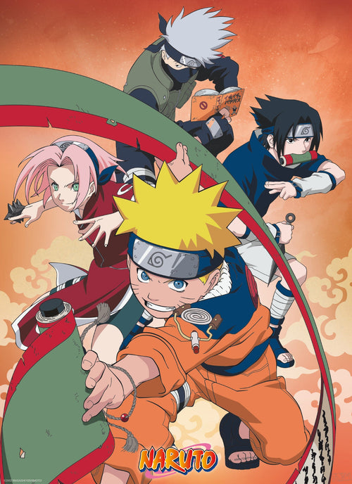 Naruto Team 7 Poster 38X52cm | Yourdecoration.nl