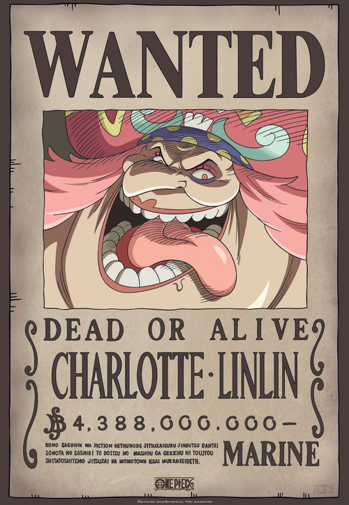 One Piece Wanted Big Mom Poster 35X52cm | Yourdecoration.nl