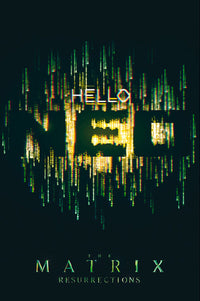 Abystyle Abydco865 The Matrix Hello Neo Poster 61x91,5cm | Yourdecoration.nl