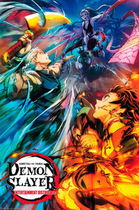 Abystyle Gbydco218 Demon Slayer Key Art 2 Poster 61x91,5cm | Yourdecoration.nl