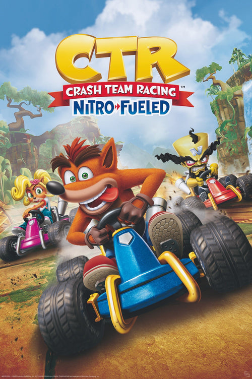 Abystyle Gbydco222 Crash Team Racing Cover Poster 61x91,5cm | Yourdecoration.nl