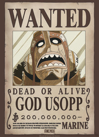 Abystyle Gbydco232 One Piece Wanted God Usopp Poster 38x52cm | Yourdecoration.nl