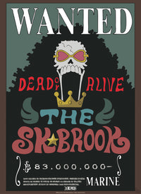 Abystyle Gbydco236 One Piece Wanted Brook Poster 38x52cm | Yourdecoration.nl