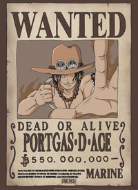 Abystyle Gbydco258 One Piece Wanted Ace Poster 38x52cm | Yourdecoration.nl