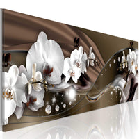 Artgeist Chocolate Dance of Orchid Canvas Painting | Yourdecoration.com