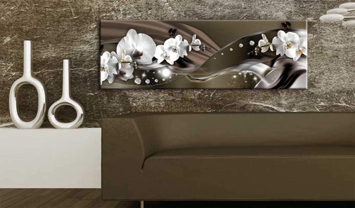 Artgeist Chocolate Dance of Orchid Canvas Painting Ambiance | Yourdecoration.com
