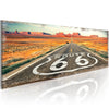 Artgeist Straight road Canvas Painting | Yourdecoration.com