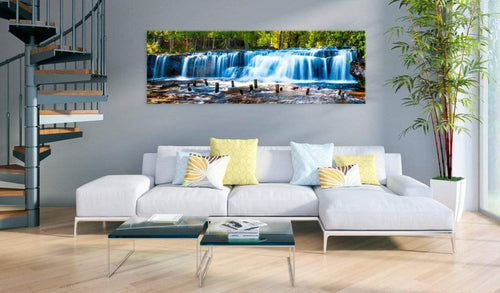 Artgeist Beautiful Waterfall Canvas Painting Ambiance | Yourdecoration.com