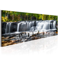 Artgeist Fairytale Waterfall Canvas Painting | Yourdecoration.com