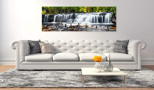 Artgeist Fairytale Waterfall Canvas Painting Ambiance | Yourdecoration.com