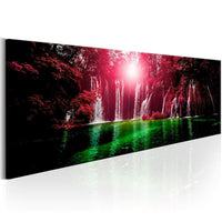 Artgeist Ruby Waterfalls Canvas Painting | Yourdecoration.com