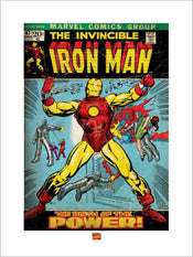 Pyramid Iron Man Birth of Power Kunstdruk 60x80cm | Yourdecoration.nl