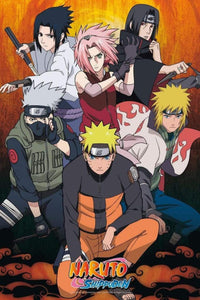 GBeye Naruto Shippuden group Poster 61x91.5cm | Yourdecoration.nl